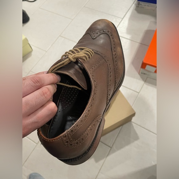 COLE HAAN AIR WILLIAMS WNG II Size 9m COLOR: GREIGE NO. C11564 USED - Picture 4 of 7